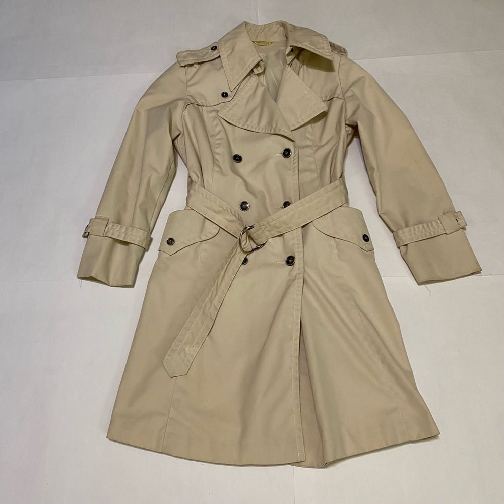 Sears JR Bazaar trench coat size 7